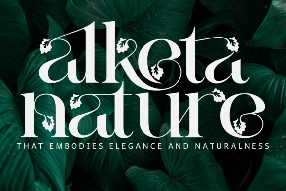 Alketa Nature Font