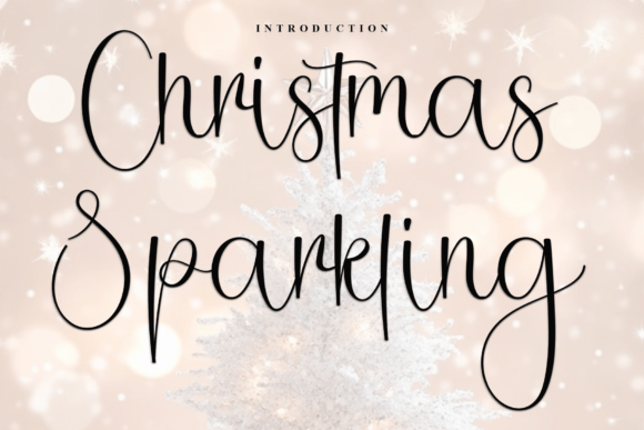 Christmas Sparkling Font