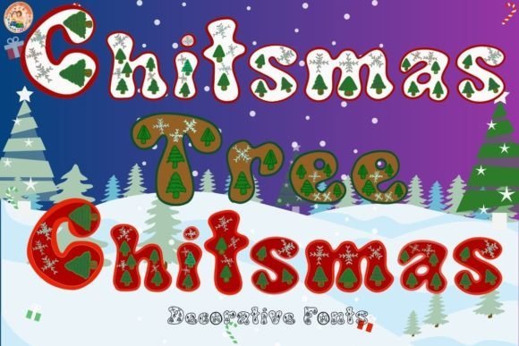 Christmas Tree Font