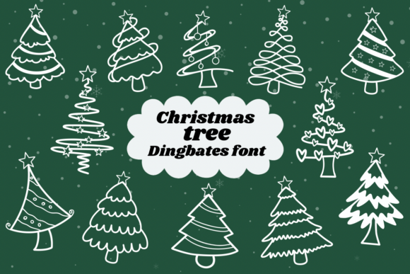 Christmas Tree Font