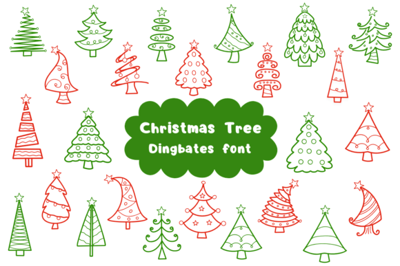 Christmas Tree Font