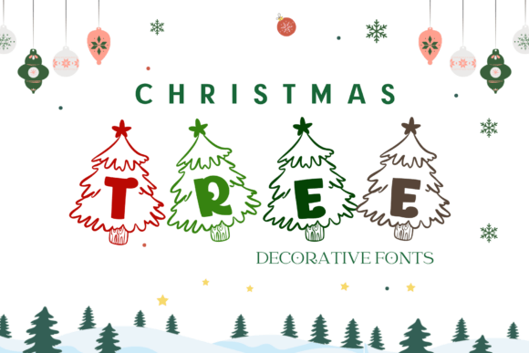 Christmas Tree Font