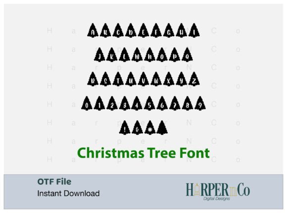 Christmas Tree Font