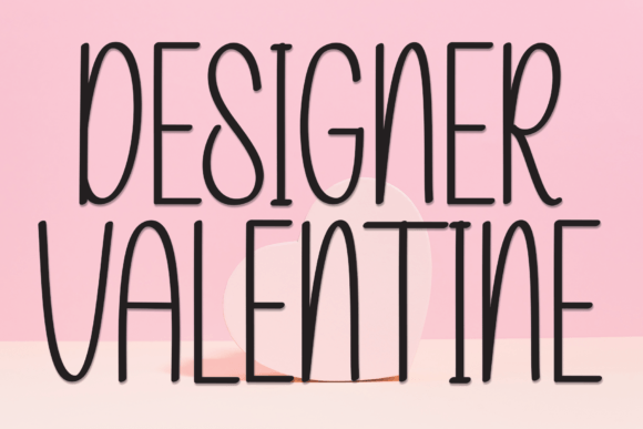 Designer Valentine Font