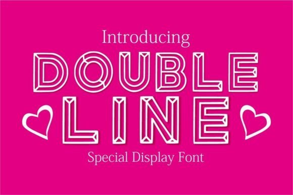 Doubleline Regular Font