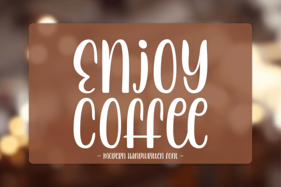 Enjoy Coffee Font