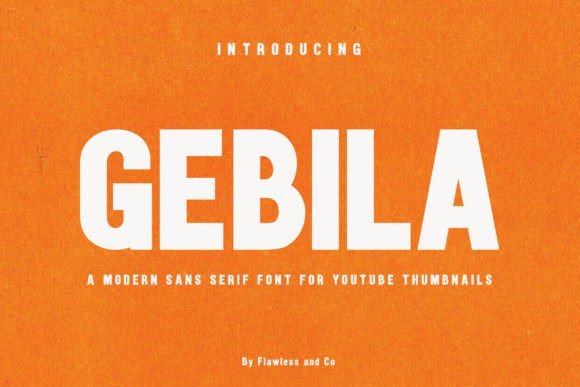 Gebila Font