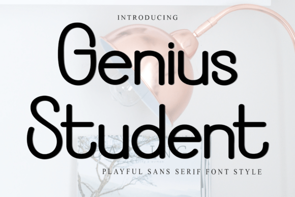 Genius Student Font