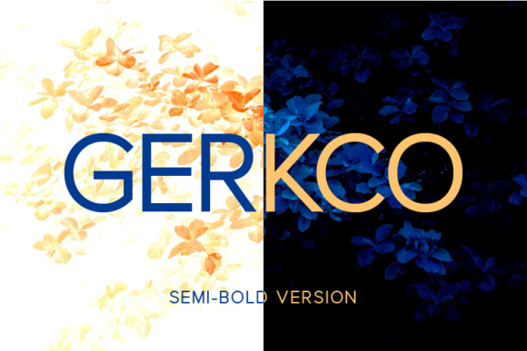Gerkco Semi-Bold Font