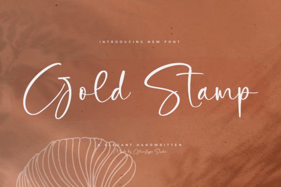 Gold Stamp Font