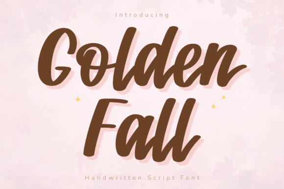 Golden Fall Font