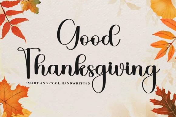 Good Thanksgiving Font